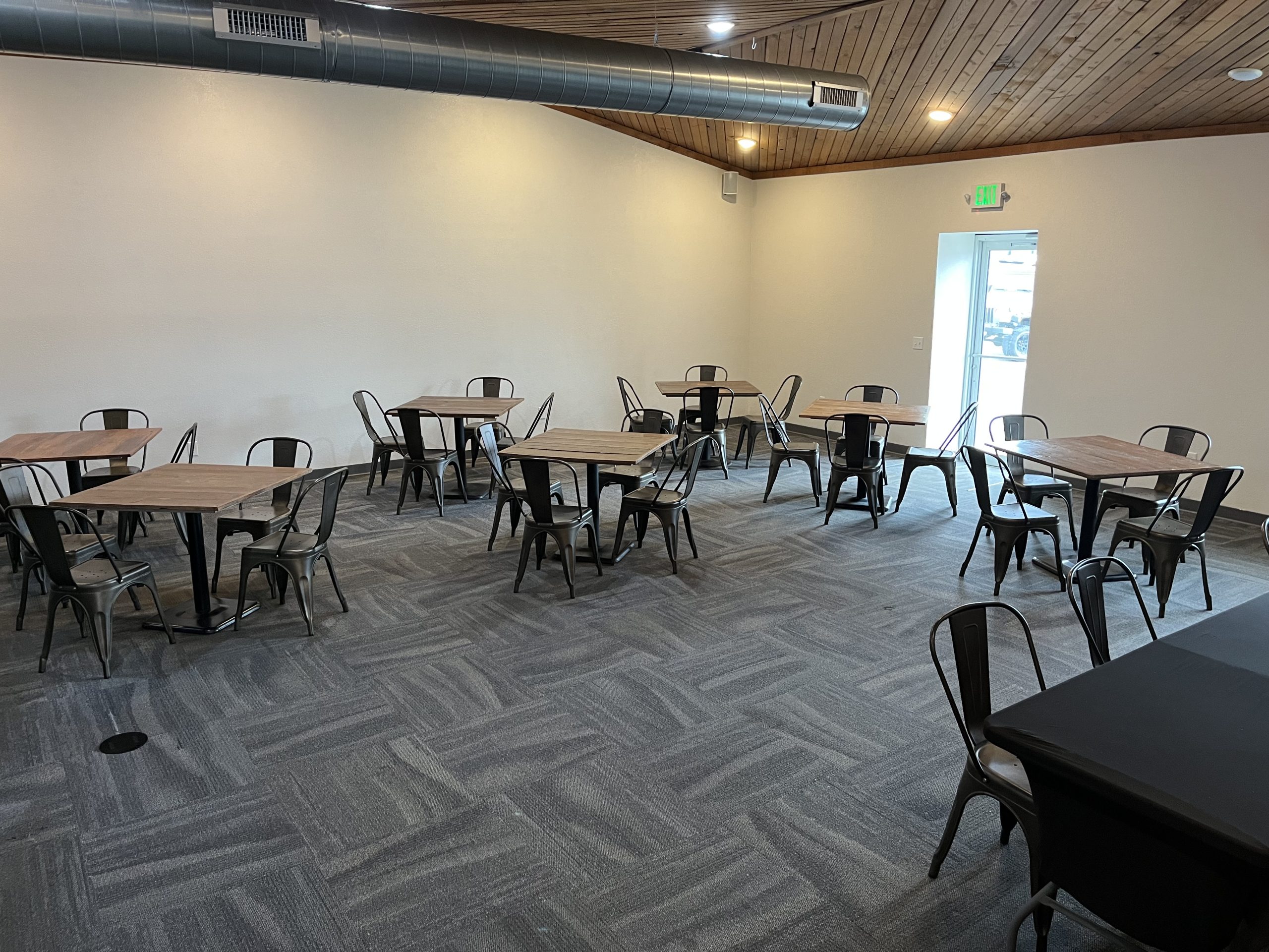 Brew Brothers conference room — entrance and layout