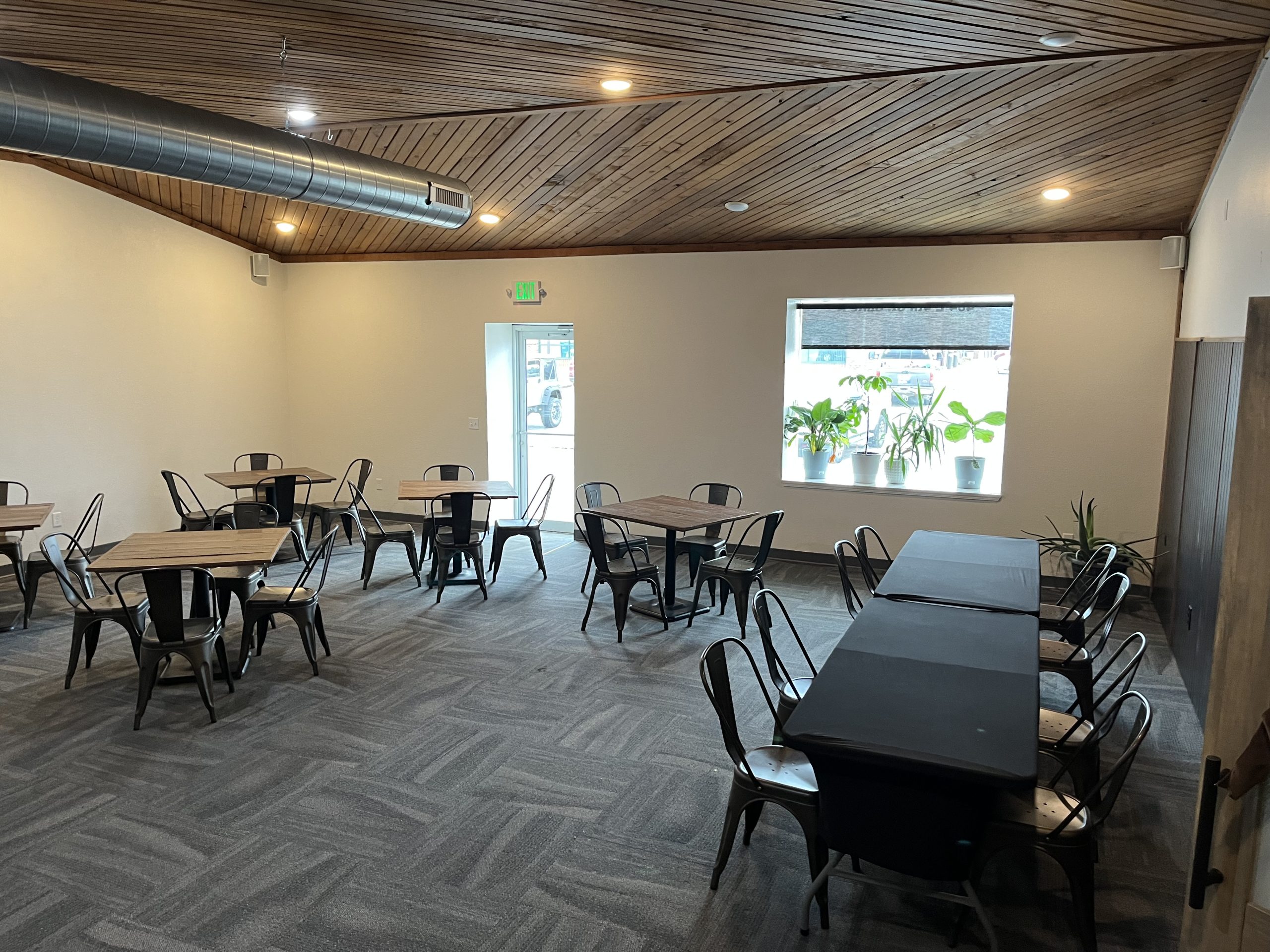 Brew Brothers conference room — interior detail