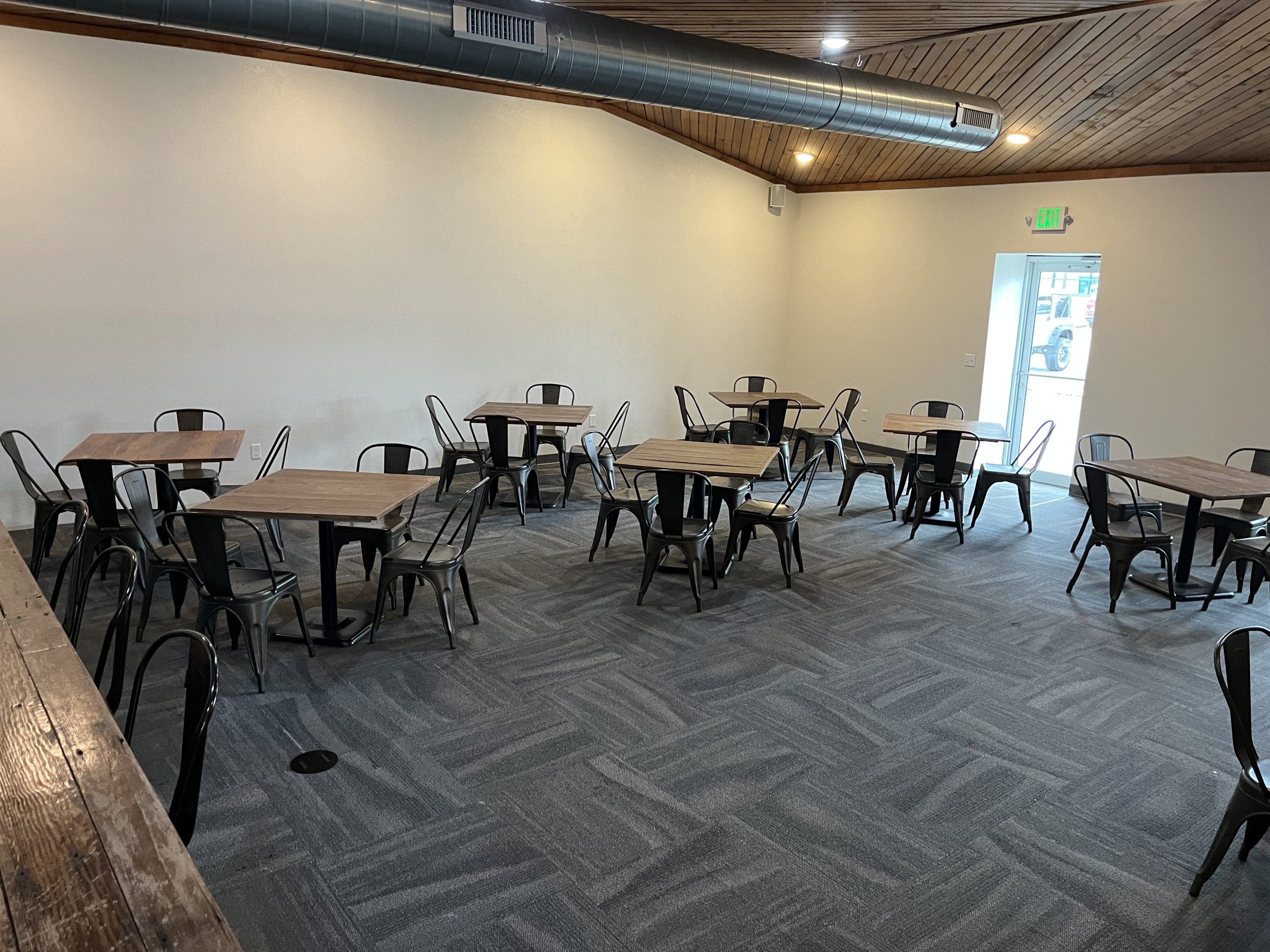 Brew Brothers conference room — seating arrangement
